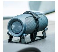 CARMOTTER Soportes de altavoz para coche, soporte ajustable para altavoz de coche para la serie JBL Flip seguro, diseño acrílico antideslizante (negro)