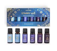 Carnatia Starry Spell - Juego de 6 aceites aromáticos de hechizo estrellado, aromas místicos y cósmicos para un sueño profundo y relajación, aromaterapia totalmente natural para un descanso tranquilo