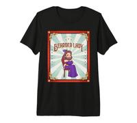 Carnaval Barbuda Señora Cumpleaños Divertido Circo A Juego Familia Camiseta Premium
