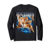 Carnaval de Halloween de Really Like Dad Love Foxes Wild Animal Manga Larga