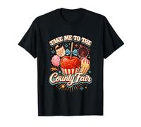 Carnaval de Verano Llévame a la Feria del Condado Candy Apple Camiseta