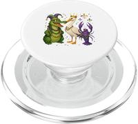 Carnaval Divertido Desfile de Gansos de cocodrilo de Mardi Gras PopSockets PopGrip para MagSafe
