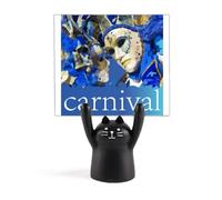 Carnaval Love Between Men Women Memo Holder Cartoon Black Cat Stand Decoración