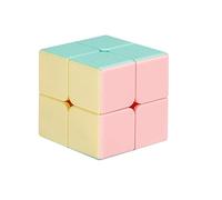 Carnavalife Cubo de Rubik Speed Cube Cubo Mágico Rompecabezas Gira Rápido Sin Pegatina Stickerless Suave Resistente Juguete Puzzle Educativo Aprendizaje para Niños y Adultos (2X2, Pastel)