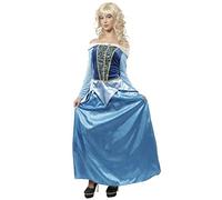 Carnavalife, Disfraz de Princesas, Blancanieves, Aurora, Tiana, Bella, Rapunzel, Vestidos Traje para Fiestas, Carnaval, Halloween, Cumpleaños, Talla S, M, L para Mujer (Princesa Sueño, M)