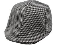 Carnavalife Gorra de Chulapo Hombre Castiza Madrileña para Adultos y niños, Típica Parpusa para Disfraces de Chulapo San Isidro (58 CM, Gorro Adulto con botón)