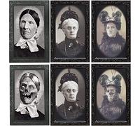 Carnavalife Halloween Decoración, Marcos de fotos 3D Cambiantes de Cara para Halloween, Marcos de Retratos Cambiantes de la expresión de rostro en movimiento (3Pcs Pequelos)