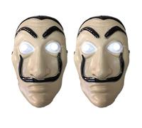 Carnavalife Mascara Dali, Casa de Papel, Bank Robbery Mask, Mascara Halloween Adulto y Niño, Talla Unica (2)