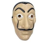 Carnavalife Mascara Dali Casa de Papel, Bank Robbery Mask, Mascara Halloween Adulto y Niño, Talla Unica