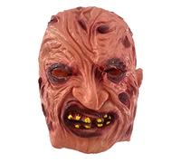 Carnavalife Máscara de Freddy Krueger Hombre para Halloween, Careta Freddy Krueger Adulto para Disfraces de Terror