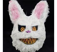 Carnavalife Mascara Purga: Duro Resistente, Terror, Halloween Adulto, Conejo Asesino