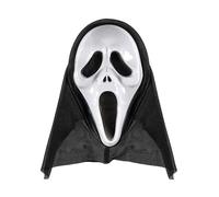 Carnavalife Máscara Scream para Disfraces Halloween Hombre Material Duro Resistente, Scream Mask Calavera Adulto para Disfraz Scary Movie, Ghost Face Máscara Fantasma de Halloween, Talla única