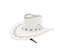 Carnavalife Sombrero Cowboy de Vaquero Toy Story Western Disfraz para Adulto y Niños YJ-24 (Blanco, Niños/54cm)