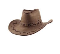 Carnavalife Sombrero Cowboy de Vaquero Toy Story Western Disfraz para Adulto y Niños YJ-24 (Marrón Claro, Adulto/58cm)