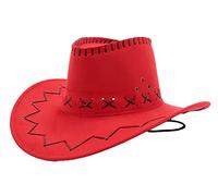 Carnavalife Sombrero Cowboy de Vaquero Toy Story Western Disfraz para Adulto y Niños YJ-24 (Rojo, Adulto/58cm)