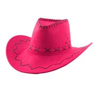Carnavalife Sombrero Cowboy de Vaquero Toy Story Western Disfraz para Todo el Mundo YJ-24 (Fusia, Adulto/58cm)