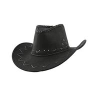 Carnavalife Sombrero Cowboy de Vaquero Toy Story Western Disfraz para Todo el Mundo YJ-24 (Negro, Adulto/58cm)