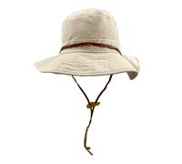 Carnavalife Sombrero Pescador Algodon Hombre, protección Solar, Sombrero Senderismo, montaña, Safari, Explorador, Aventura, diseño Unisex (FR/ES, Letras, Talla única, Crema)