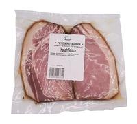 Carne ahumada de cerdo, 200 g, 100% carne de cerdo alemana, carne ahumada al vacío de Landmetzgerei Bühler, perfecta para las vísperas o como aperitivo