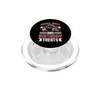 Carne ahumada y golosinas de cumpleaños BBQ Party PopSockets PopGrip para MagSafe