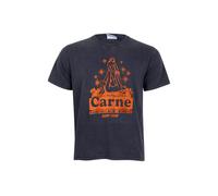 Carne Bollente Roller Coaster T-shirt Washed Black Talla: S | Camisetas con decoración impresa Outlet | Hombre | Negro