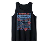 Carné De Biblioteca Lectura Divertida Amante De Los Libros Camiseta sin Mangas