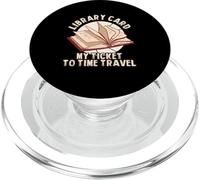 Carné De Biblioteca Mi Billete para Viajar En El Tiempo PopSockets PopGrip para MagSafe