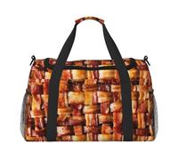 Carne de Tocino,Bolsas Deportivas, Bolsos de Viaje Deportivos Cruzados de Mano, Bolsas de Viaje de Gran Capacidad para Mujeres y Hombres.