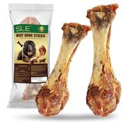Carne de Vacuno Hueso Grande para Perros, Hueso de Ternera para Masticar Fortalecedor de Dientes Stick Dental Dog Snack (S, Pescado)