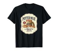 Carne EN Maceta Cada Lata ES UNA Sorpresa MISTERIOSA Divertido Foodie Camiseta