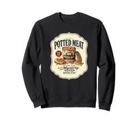 Carne EN Maceta Cada Lata ES UNA Sorpresa MISTERIOSA Divertido Foodie Sudadera
