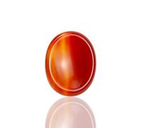 Carnelian Crystal Rock Worry Stones for Kids, Oval Palm Stone, Thumb Stone, Crystals and Healing Stones Quartz Bulk for Wicca, Reiki, Healing Energy, Chakra Stones, Witchcraft Supplies(1PCS)