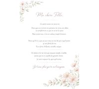 Carnet à ma fille - Cadeau rempli d’amour | Journal intime à écrire | Carnet de notes ligné | Idée cadeau fille, adolescente ou adulte: Un carnet doux ... ses rêves et tout ce que le cœur veut dire.