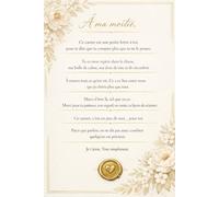 Carnet à ma moitié - Cadeau rempli d’amour | Journal intime à écrire | Carnet de notes ligné | Idée cadeau couple, amour, partenaire: Un carnet tendre ... tout ce que le cœur n’ose pas toujours dire.