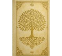 Carnet Arbre de Vie Doré: Journal Intime Vintage - Couverture Rigide Inspirée Nature (160 pages lignées)