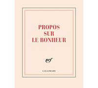Carnet carré "Propos sur le bonheur" (papeterie): TITRE D'ALAIN