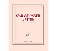 Carnet carré «S'abandonner à vivre» (papeterie)