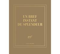 Carnet carré "Un bref instant de splendeur" (papeterie)