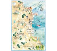 CARNET CARTE ALGER AQUARELLE: Découvrez Alger autrement à travers cette aquarelle poétique et enjouée (Carnets Algérie)