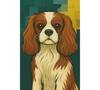 Carnet Cavalier King Charles Blenheim : Journal Cartoon, Carnet de Notes, Bloc à Gribouiller: Un cadeau joyeux pour les enfants, les amoureux des chiens, les fans de Spaniels et les esprits créatifs