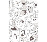 Carnet couverture cartes tarot de Marseille - cahier ligné A5 14,8 x 21 cm - 100 pages: Un carnet au design élégant pour écrire, rêver, s’organiser par Nuit de Saphir