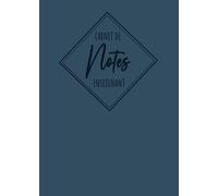 Carnet de Bord de l’Enseignant Bleu Marine: Suivi des notes et des compétences pour 35 élèves | Format A5 | Carnet de cotes du professeur | 70 pages de relevé de notes | Registre du prof