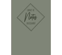 Carnet de Bord de l’Enseignant Vert Sauge: Suivi des notes et des compétences pour 35 élèves | Format A5 | Carnet de cotes du professeur | 70 pages de relevé de notes | Registre du prof