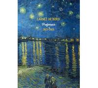 Carnet de bord professeur: Planning annuel, agenda semaine sur 2 pages, calendrier et vacances scolaires, 20 double pages pour les notes - Format A4