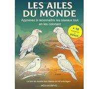 Carnet de Coloriage - Les Ailes du Monde: Apprenez à reconnaître les oiseaux tout en les coloriant