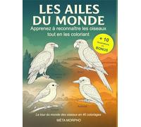 Carnet de Coloriage - Les Ailes du Monde: Apprenez à reconnaître les oiseaux tout en les coloriant