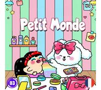 Carnet de Coloriage Petit Monde: Illustrations Adorables et Cozy pour Adultes et Adolescents: Kawaii et Relaxant | Animaux Mignons, Petits Mondes Magiques et Scènes Cosy
