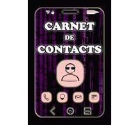 carnet de contacts: Répertoire téléphonique et d'adresse alphabétique