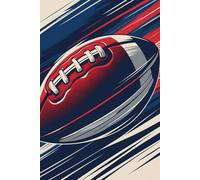 Carnet de Football Américain: Carnet ligné de 120 pages pour passionnés de football américain. Idéal pour noter les stratégies, entraînements, matchs, ... pour fans, coachs, joueurs et étudiants.