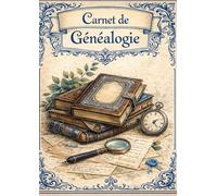 Carnet de Généalogie Familiale : Livre pour retracer son arbre généalogique, conserver l’histoire de ses ancêtres et organiser les informations de famille